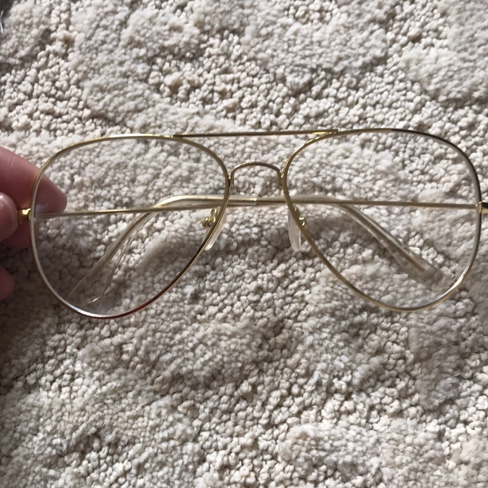 Clear aviators